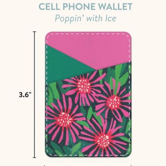 Stick on cell phone wallet  - Popping with ice - Picture 3 of 9